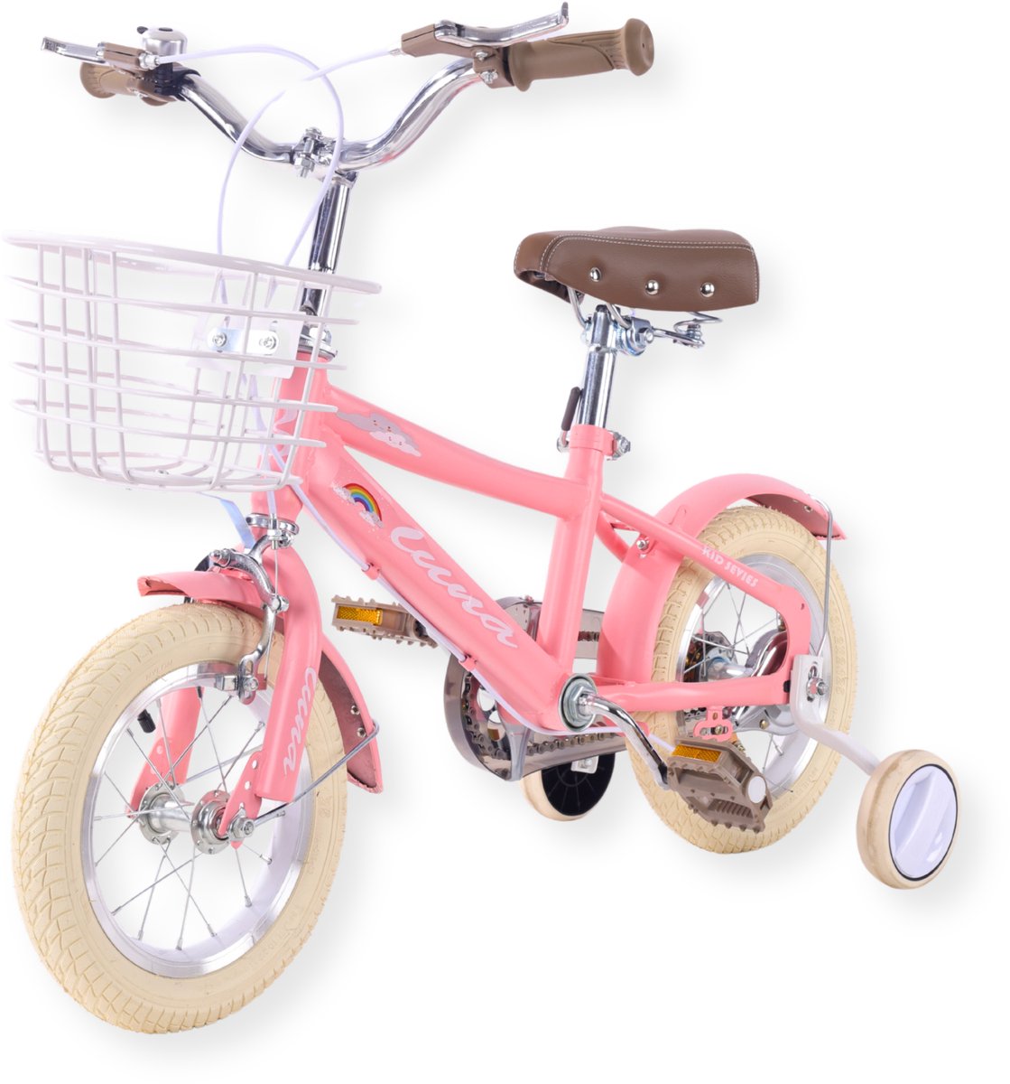 buxibo kinderfiets voor meisjes luna 16 inch roze