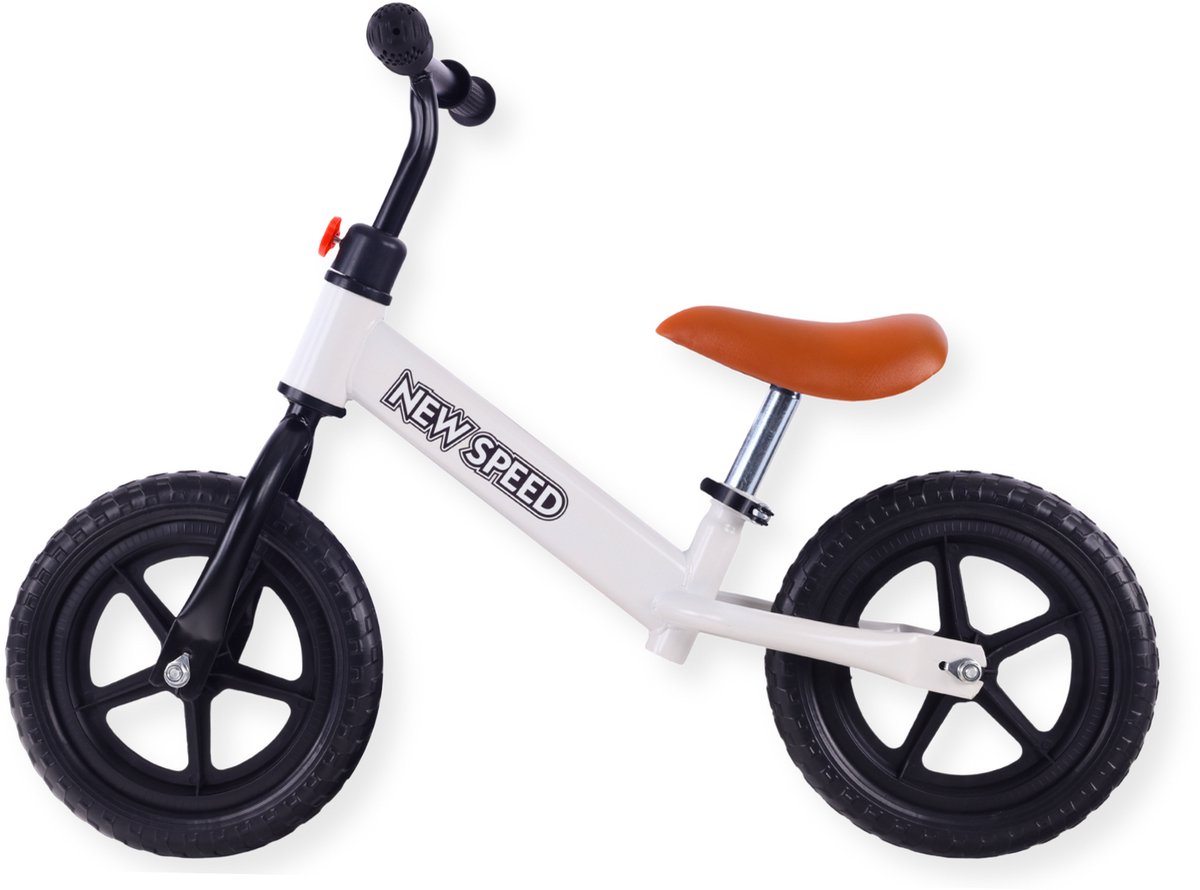 Buxibo - Loopfiets voor Kinderen - Balance Bike - New Speed ​​- Wit Loopfiets kopen online