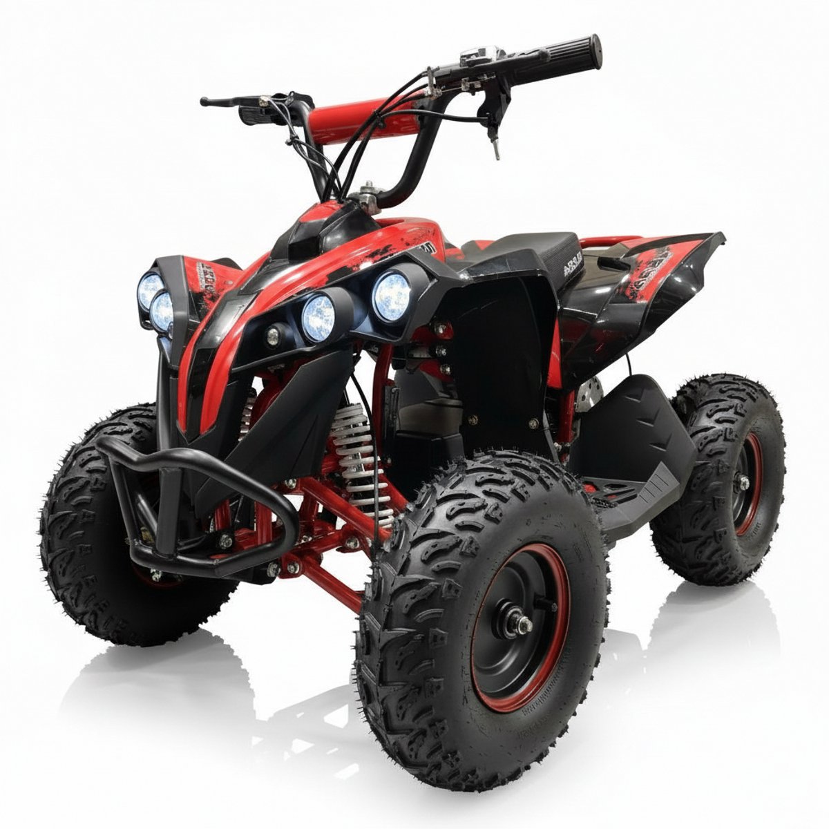 CarKiddo | Elektrische Kinderquad - 48V - 1000W - Met begrenzer - Rood Accuvoertuig kopen online