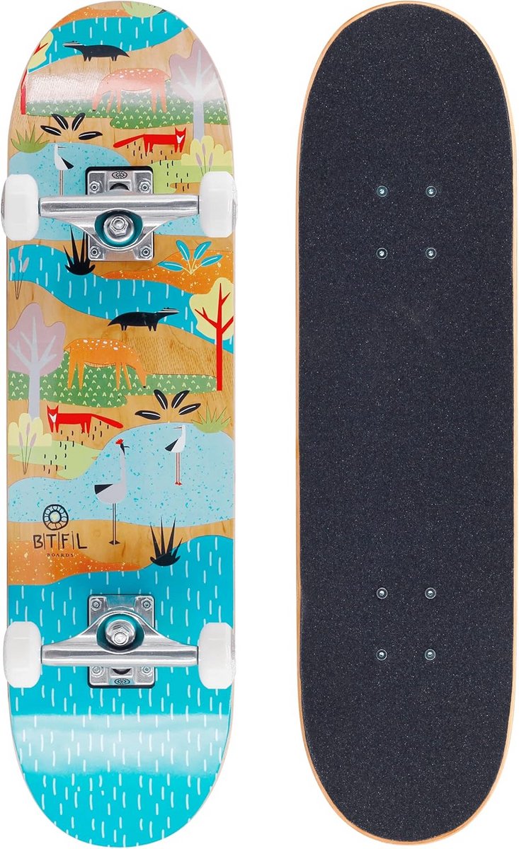 Compleet Kinder Skateboard voor Beginners - 7.5 inch Deck - ABEC 9 Lagers Skateonderdeel kopen online