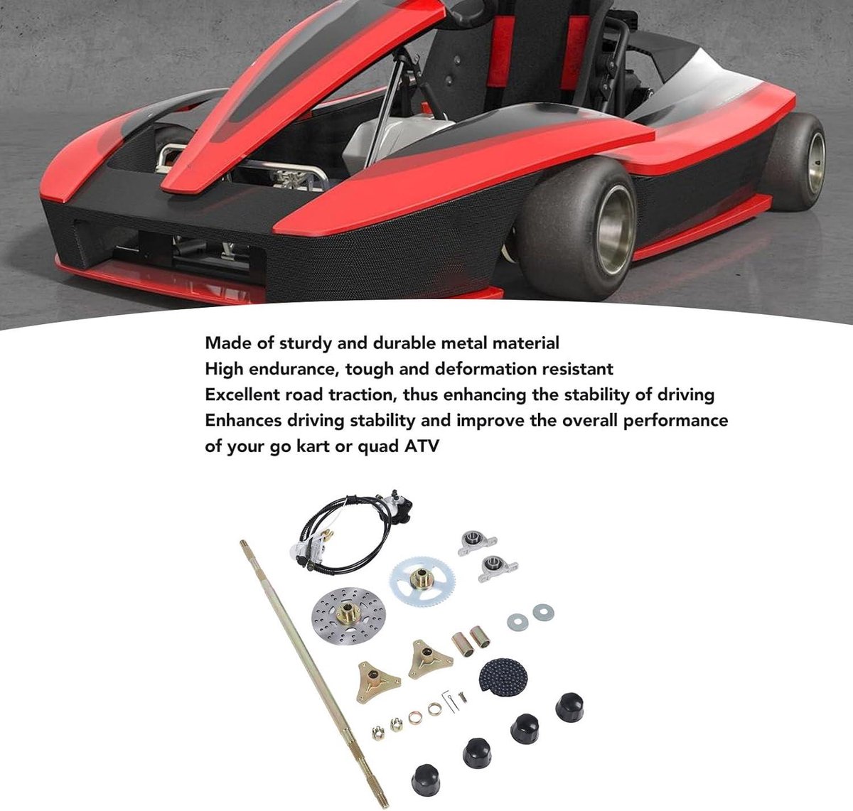 Cosensi - Kettingwielenset voor 29 Inch Achterasmontage van ATV Quads, Drift Trike en Go Kart Buitenspeelvoertuigaccessoire kopen online