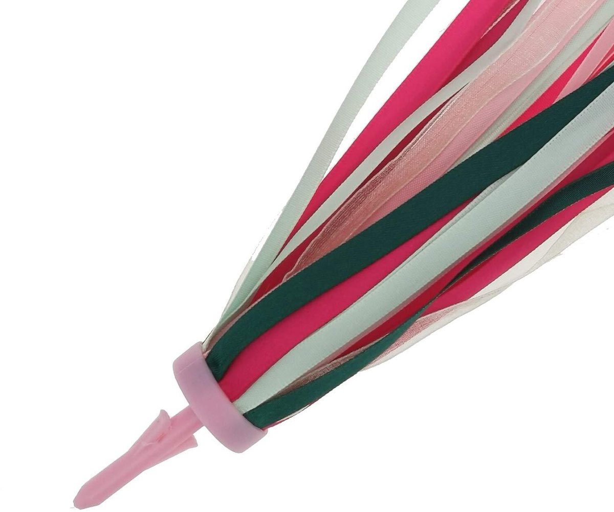 Cosensi - Kinderfiets Ribbon Streamers 2 stuks voor Fietsstuur Accessoires - Meisjes en Jongens Fietsbandjes - Rood Geel Roze Blauw Gemengd - 27 cm Kinderfiets kopen online