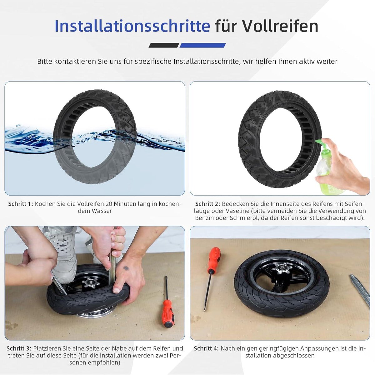 Cosensi - Reserveband 8,1 x 2,0 voor Xiaomi 4 Go / Ninebot E2 Plus scooter - Massief - Achterband - 1 Stuk Buitenspeelvoertuigaccessoire kopen online