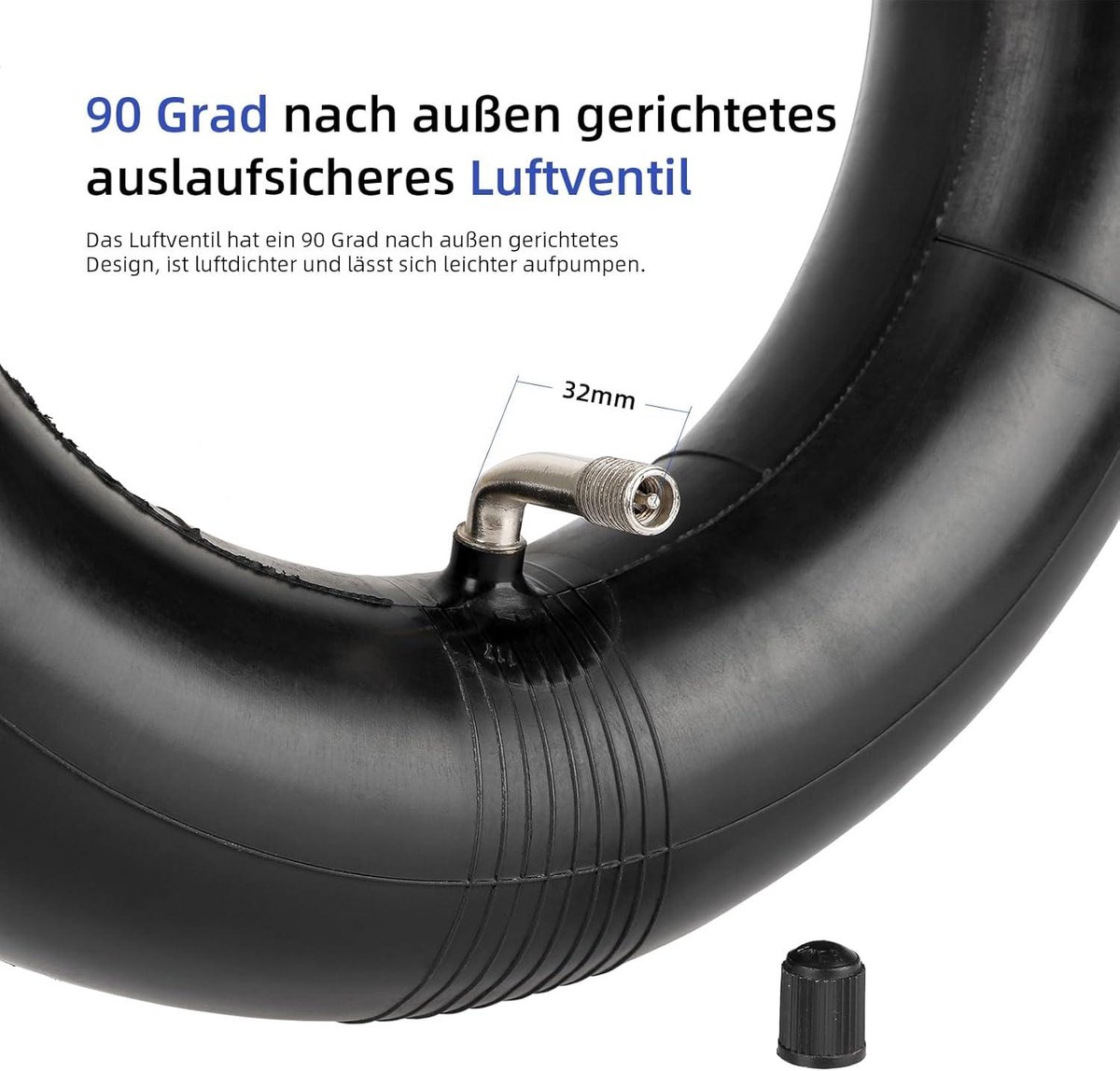 Cosensi - Set van 2 offroad-banden (255 x 80 inch) met binnenslang voor elektrische step Buitenspeelvoertuigaccessoire kopen online