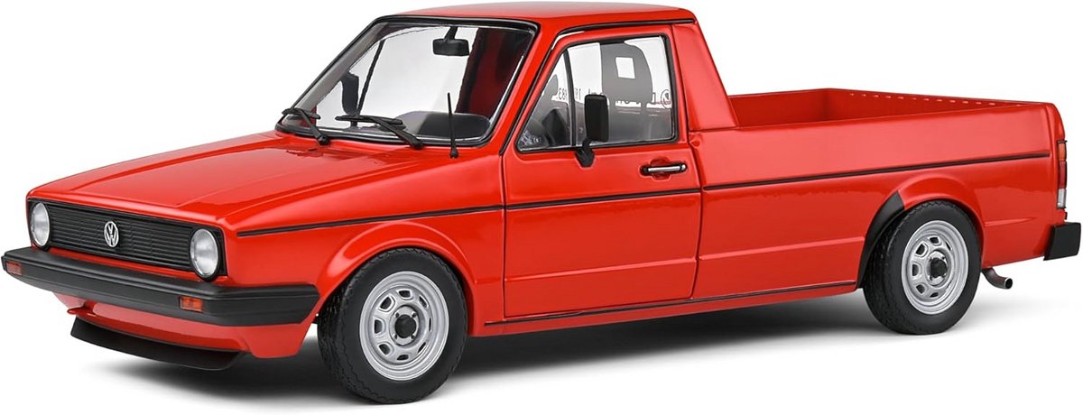 diecast modelauto 1 18 volkswagen caddy mk 1 rood 1982