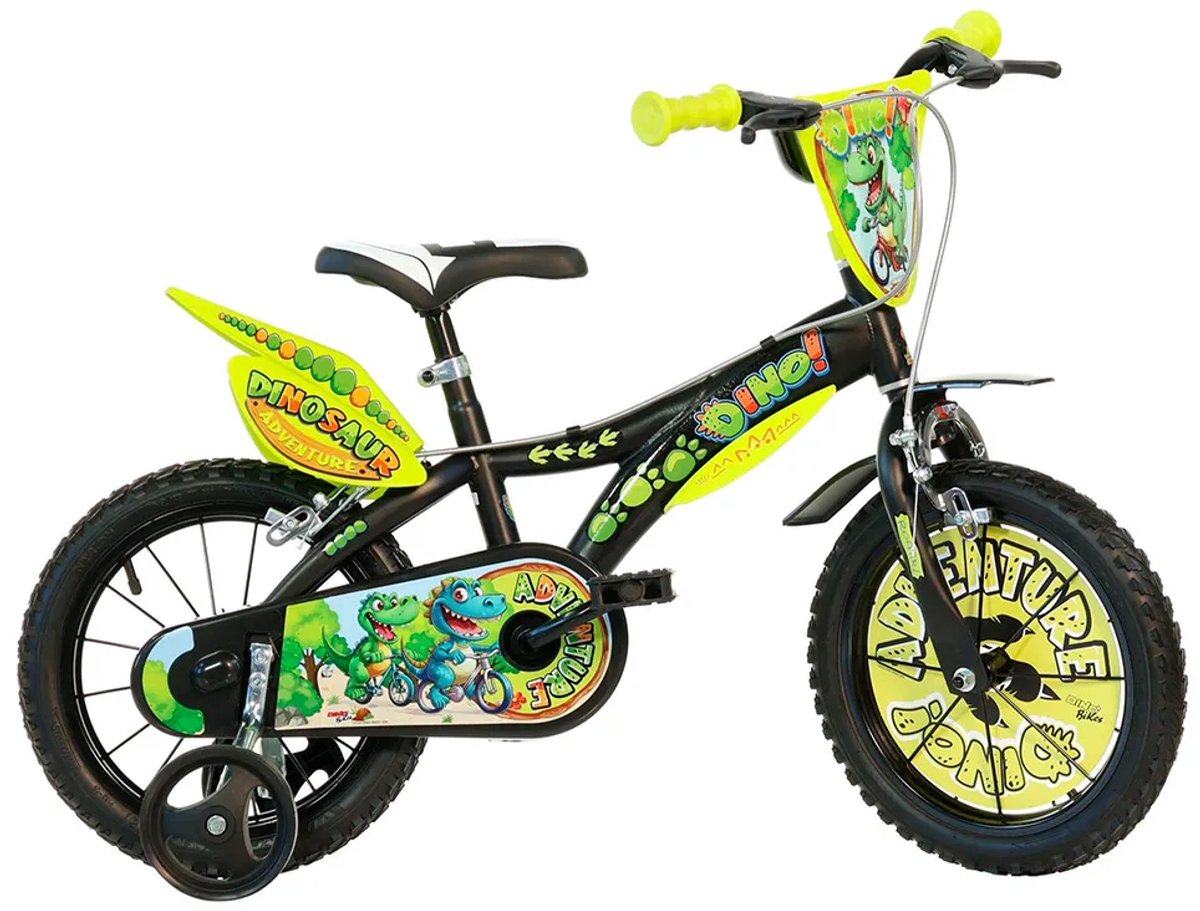 dino bikes kinderfiets 14 inch dinosaurus