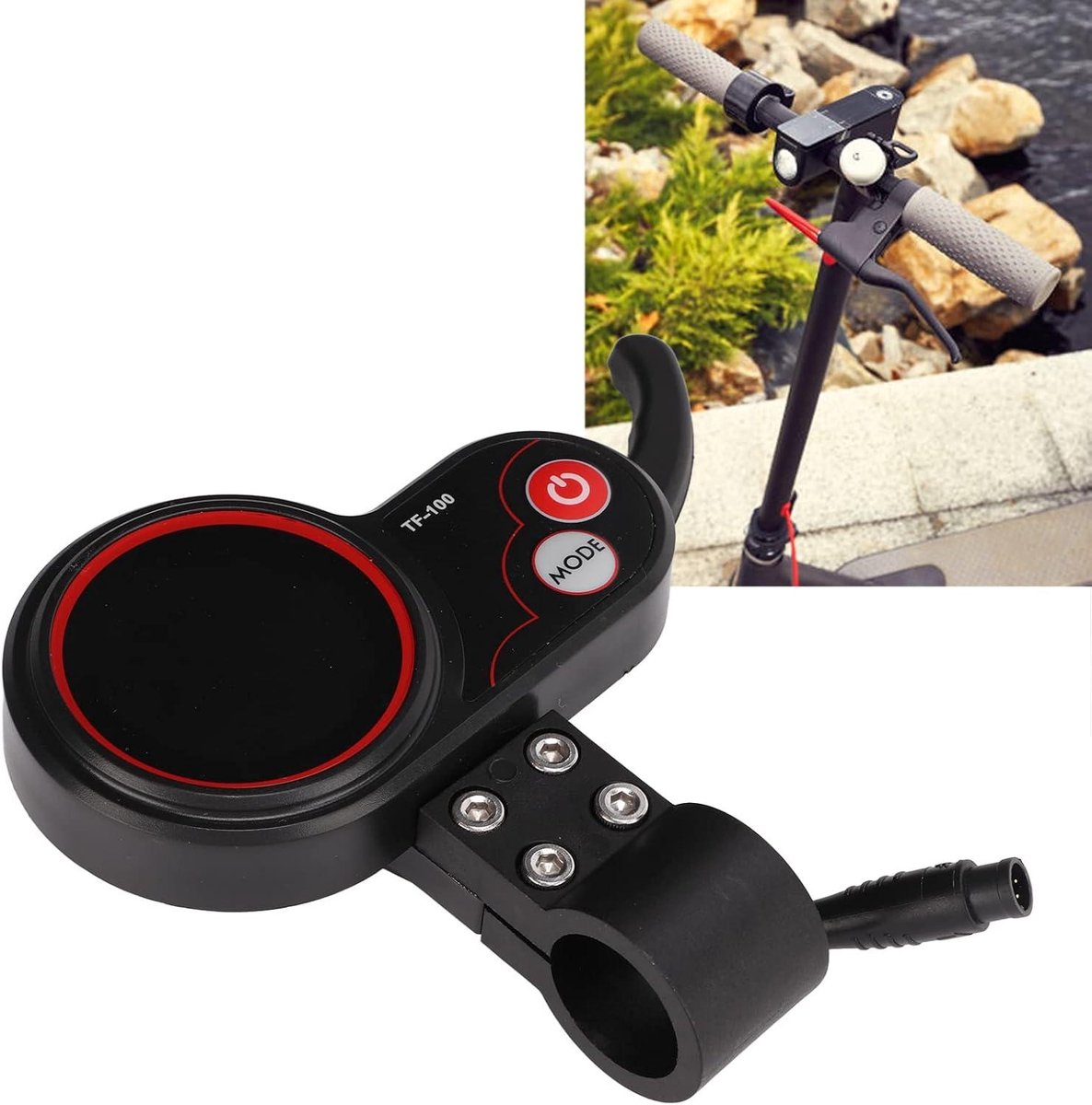 display voor elektrische step 6 polig robuust en duurzaam ideaal voor m4 step hoge kwaliteit verbeterde prestaties