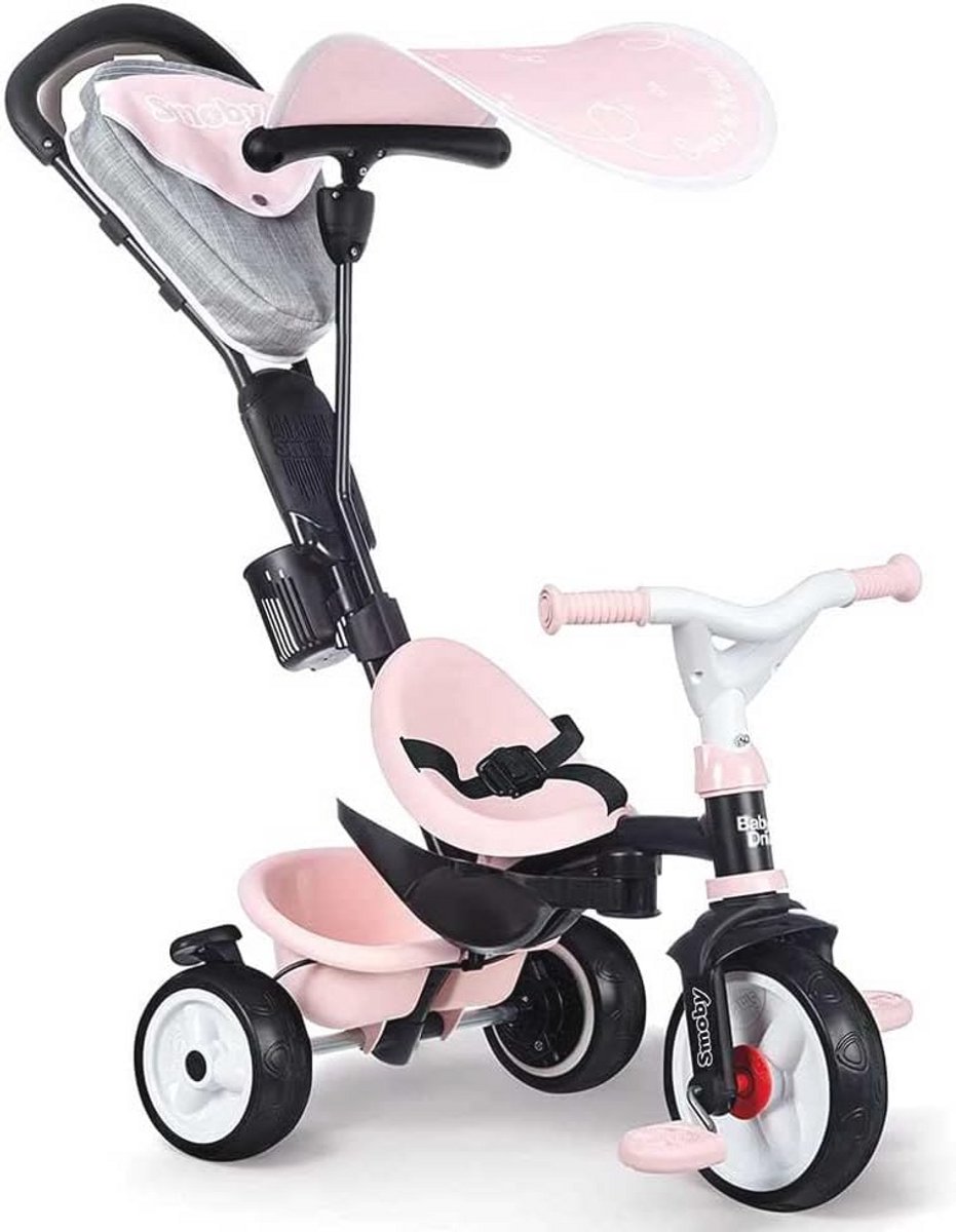 Drieling Baby Driver Comfort Trike - Roze, Geschikt voor 0+ maanden, 2 Rijdopties Driewieler kopen online