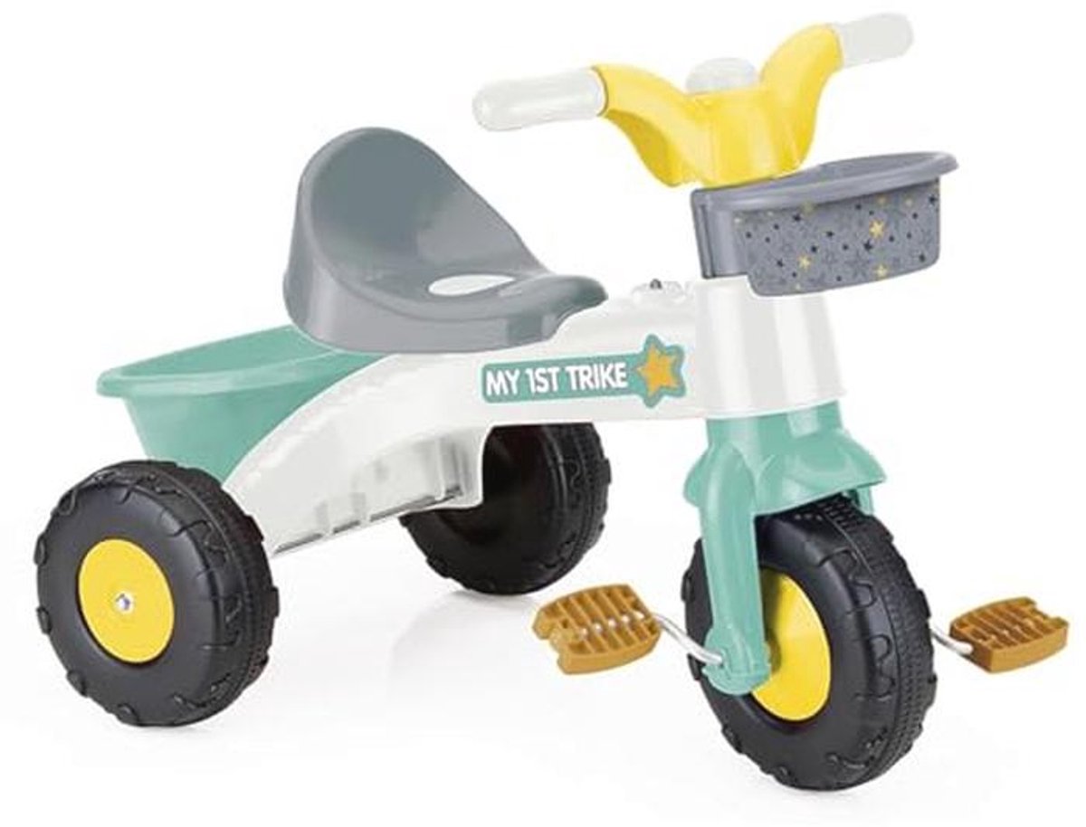 Driewieler in Pastel Kleuren - Wit, Groen & Grijs Driewieler kopen online