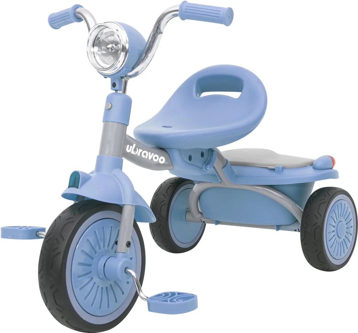 driewieler kinderfiets fiets driewieler peuter blauw inklapbaar driewieler loopfiets