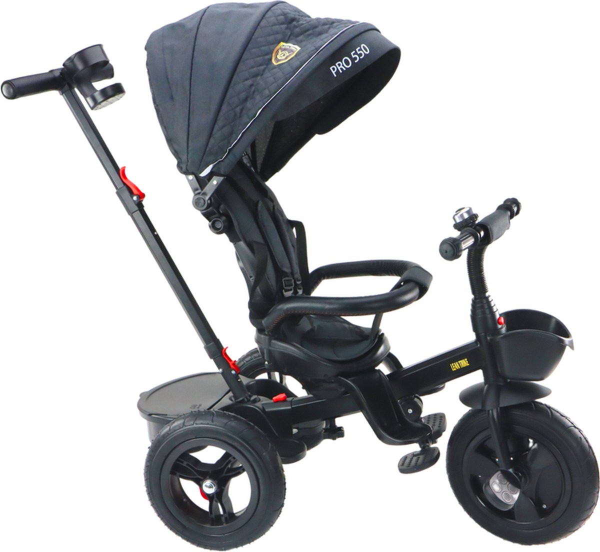 Driewieler met duwstang - verstelbaar - veiligheidsgordel - opbergruimte Driewieler kopen online