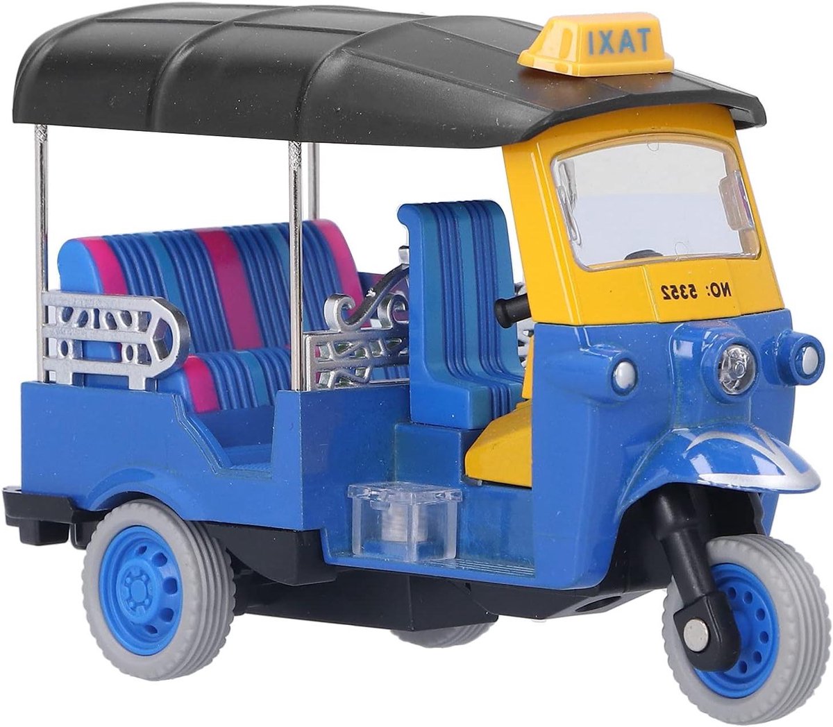 Driewieler Tuk Tuk Speelgoed Auto - Simulatie Legering Voertuig - Voor 3+ Jaar - Verjaardag Kerstcadeau - Blauw Driewieler kopen online