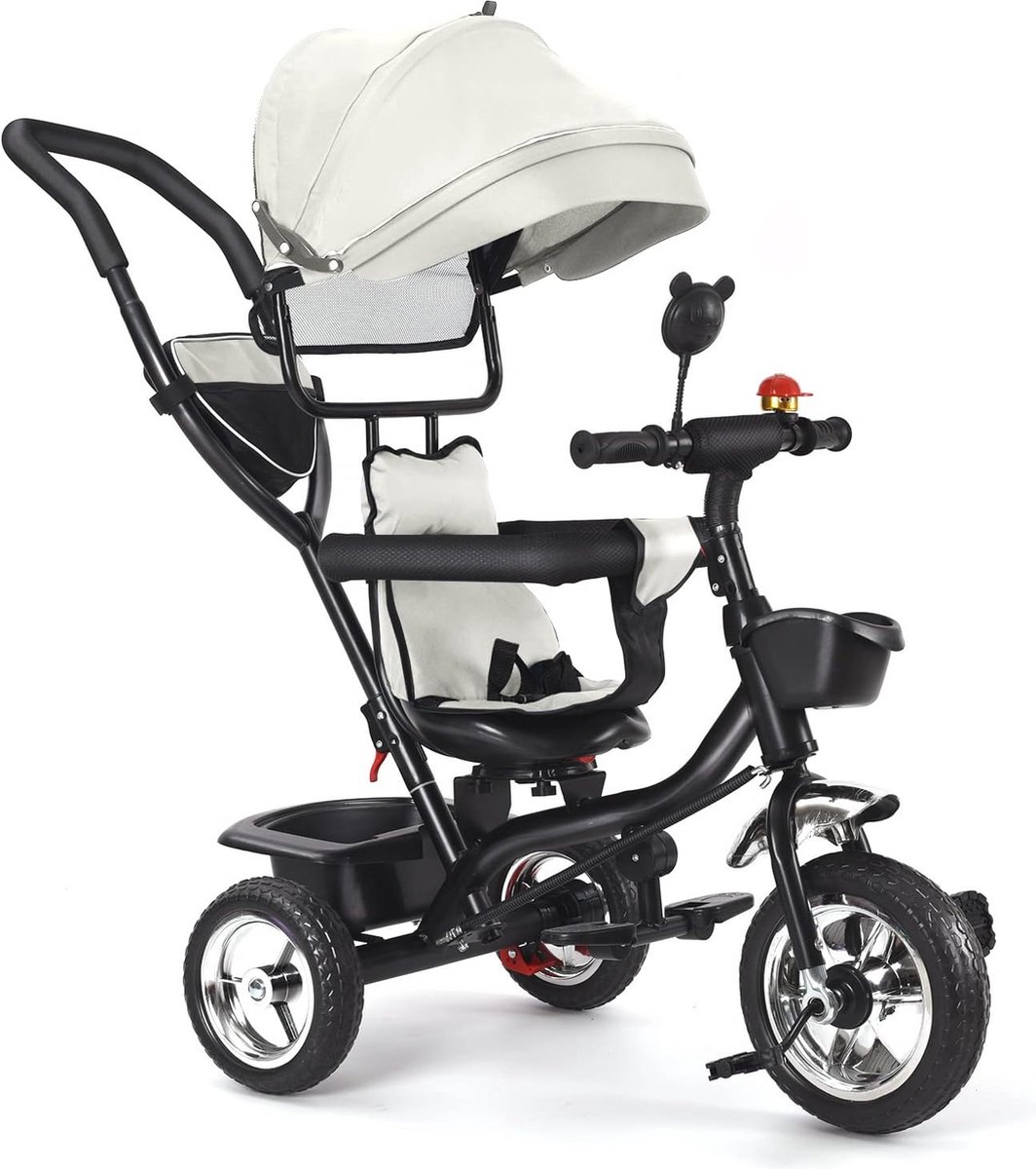 driewieler voor kinderen ergonomische beweeglijkheid en veiligheid roze vanaf 10 maanden