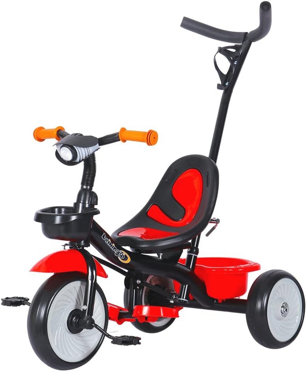 Driewieler voor Kinderen met Duwstang en Pedalen - Veilig en Comfortabel Driewieler kopen online