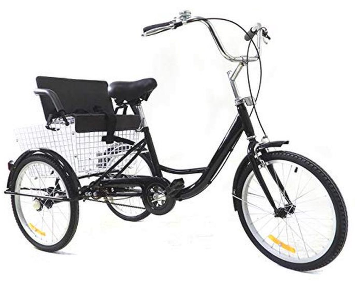 Driewieler voor Volwassenen - 20 Inch Aluminium Comfort Fiets met Mand Driewieler kopen online