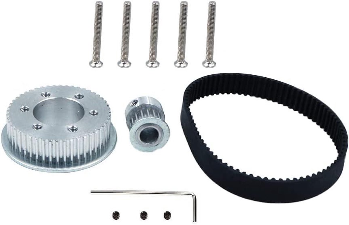 egoods elektrische skateboard onderdelen katrol motor 3m 48t wielen riemen 5065 5055 geschikt