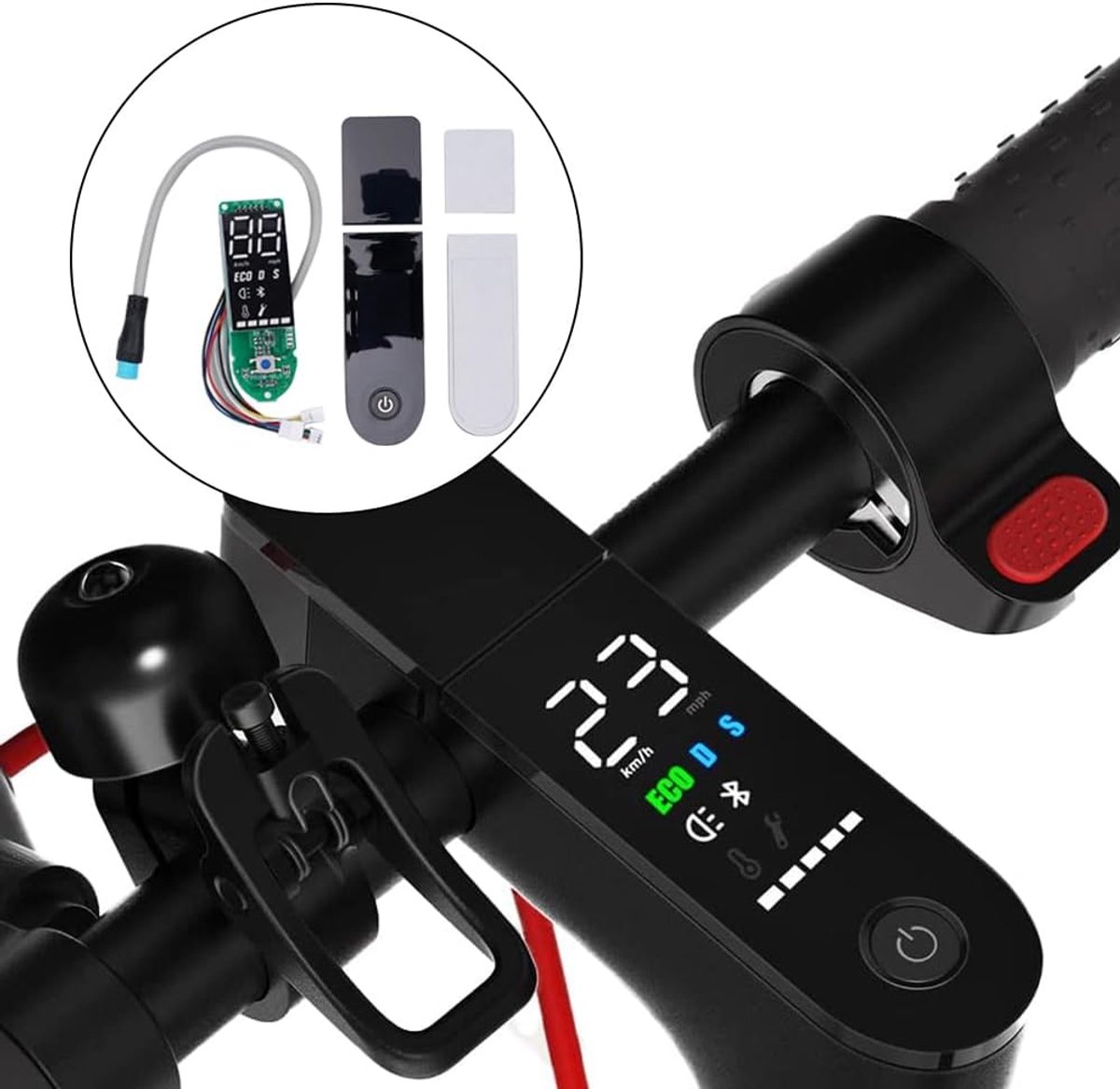 Electric scooter dashboard cover - vervangingsprintplaat voor Xiaomi M365/M365 Pro/M365 Pro 2 - elektrische scooter onderdelen accessoires Buitenspeelvoertuigaccessoire kopen online