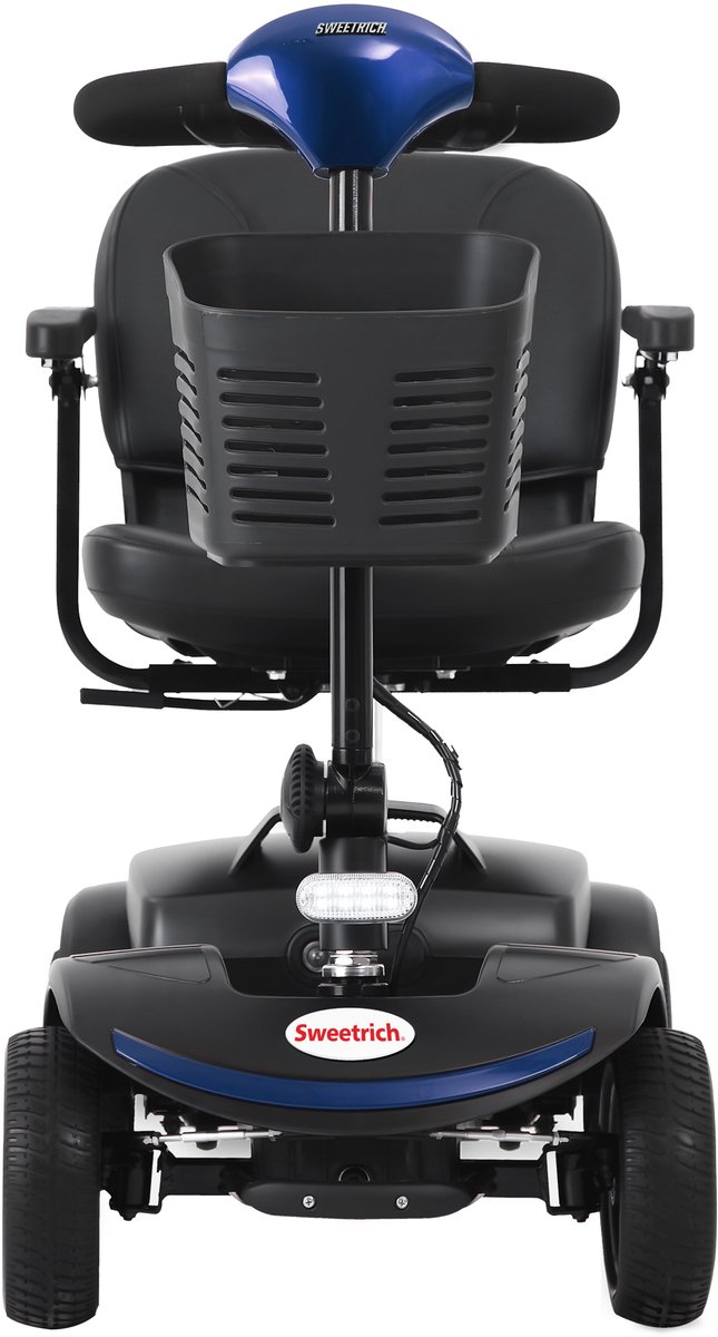 Elektrische 4-Rad Outdoor-Mobilitätsroller - 300W Motor - 360° Draaibare Luxezitplaats - Verstelbare Armleuningen & Zithoogte Fiets (elektrisch) kopen online