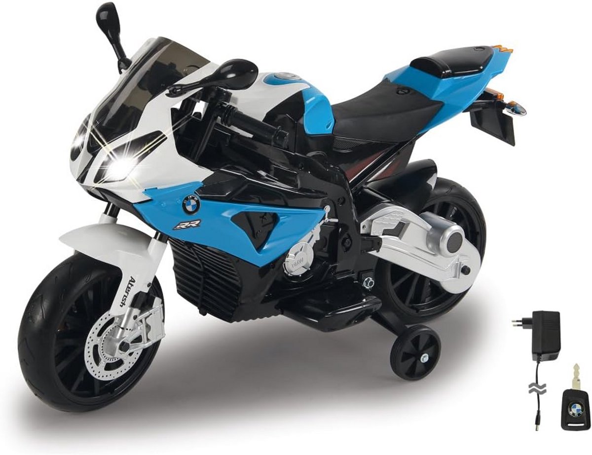 Elektrische Kinder Motorfiets 12V Blauw Kinderfiets kopen online