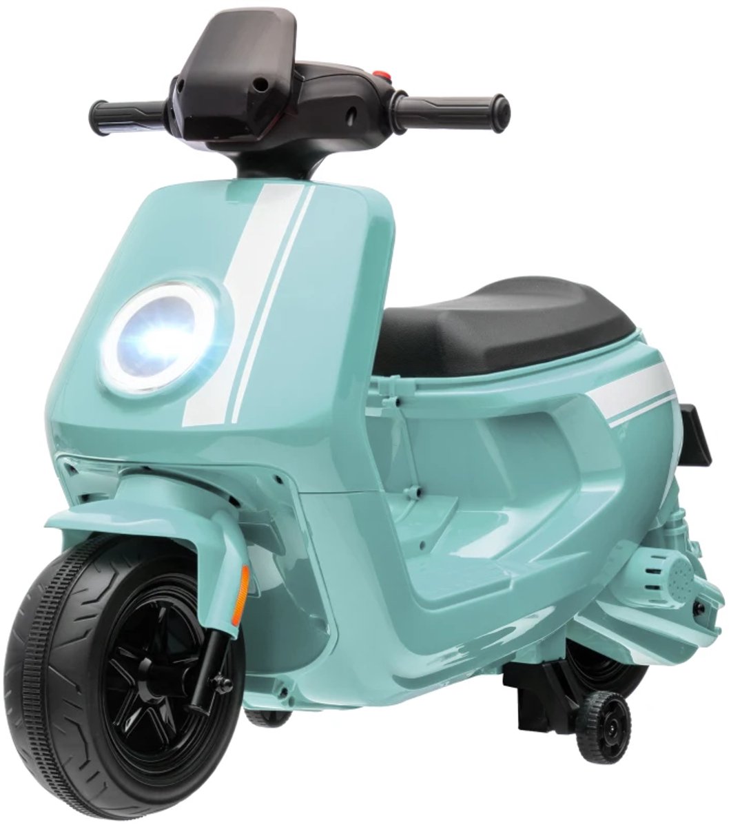 Elektrische Kinderfiets - Kindermotor - Kindermotorfiets - Kinderauto - Trainingsfiets - 6V Accu - tot 3 km/u - Kinderen 1,5-3 jaar - met Koplamp & Muziek - Accuvoertuigen - Kindervoertuig - Groen Accuvoertuig kopen online