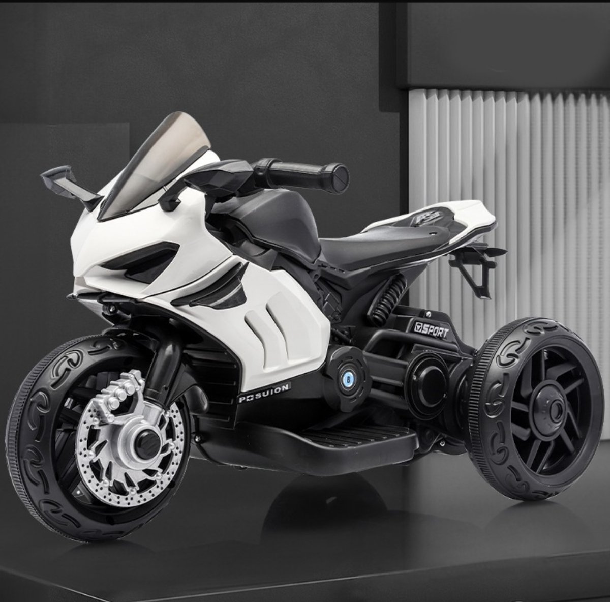 elektrische kindermotor kindermotor accuvoertuigen 1 tot 3 jaar stevig kindermotor wit