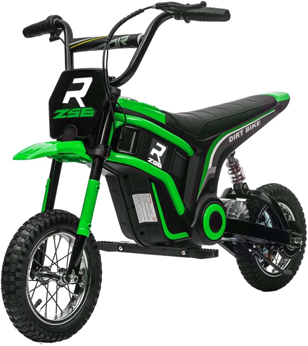 Elektrische Kindermotor - Kindermotorfiets - Kinderauto - 12V Accu - tot 8-16 km/u - Kinderen 8-12 jaar - met Claxon, Verlichting & Draaigashendel - Motorfiets - Accuvoertuigen - Kindervoertuig - Groen Accuvoertuig kopen online