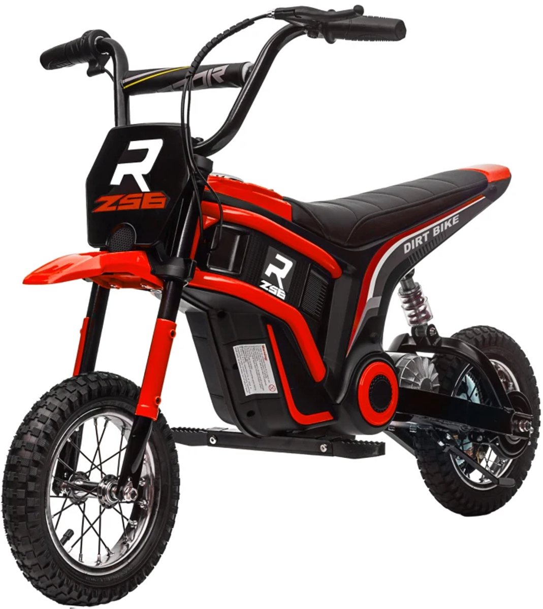 Elektrische Kindermotor - Kindermotorfiets - Kinderauto - 12V Accu - tot 8-16 km/u - Kinderen 8-12 jaar - met Claxon, Verlichting & Draaigashendel - Motorfiets - Accuvoertuigen - Kindervoertuig - Rood Accuvoertuig kopen online