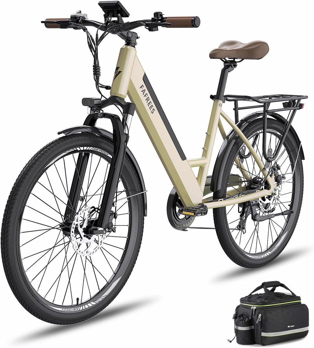 elektrische stadsfiets 26 inch 250w motor 36v 14 5ah batterij 60 110 km bereik 7 versnellingen unisex