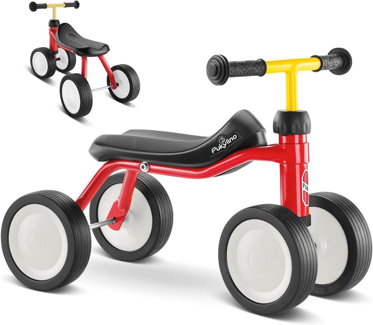 ergonomische atv voor kinderen rood en geel veilig en duurzaam