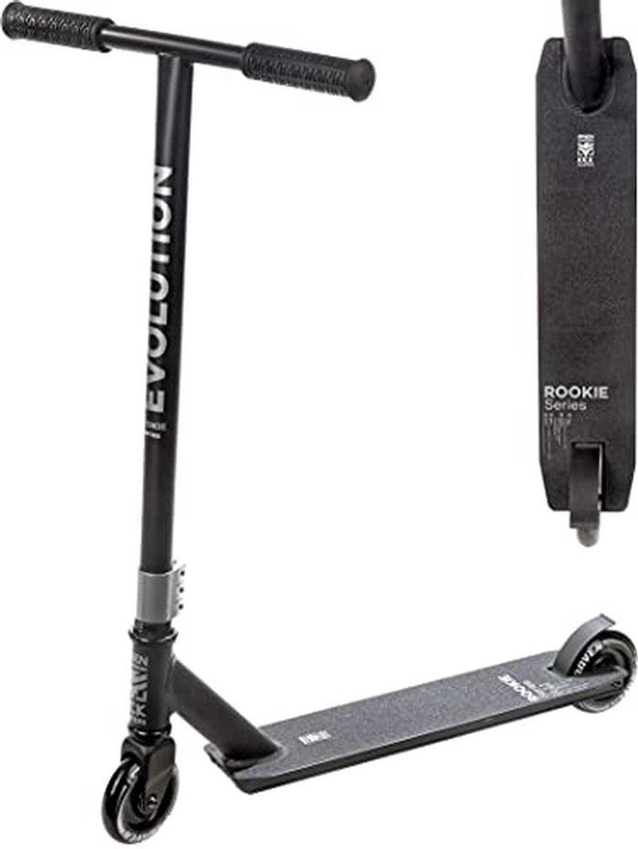 evolution rookie series stunt freestyle scooter city roller 100 mm