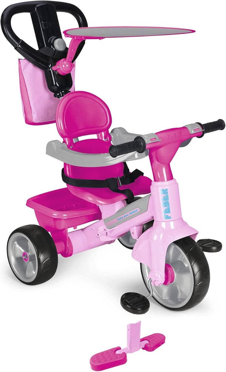 Evolutionaire Driewieler voor Baby's met Muziekspeelgoed - Geschikt voor 9 Maanden tot 3 Jaar - Roze Driewieler kopen online