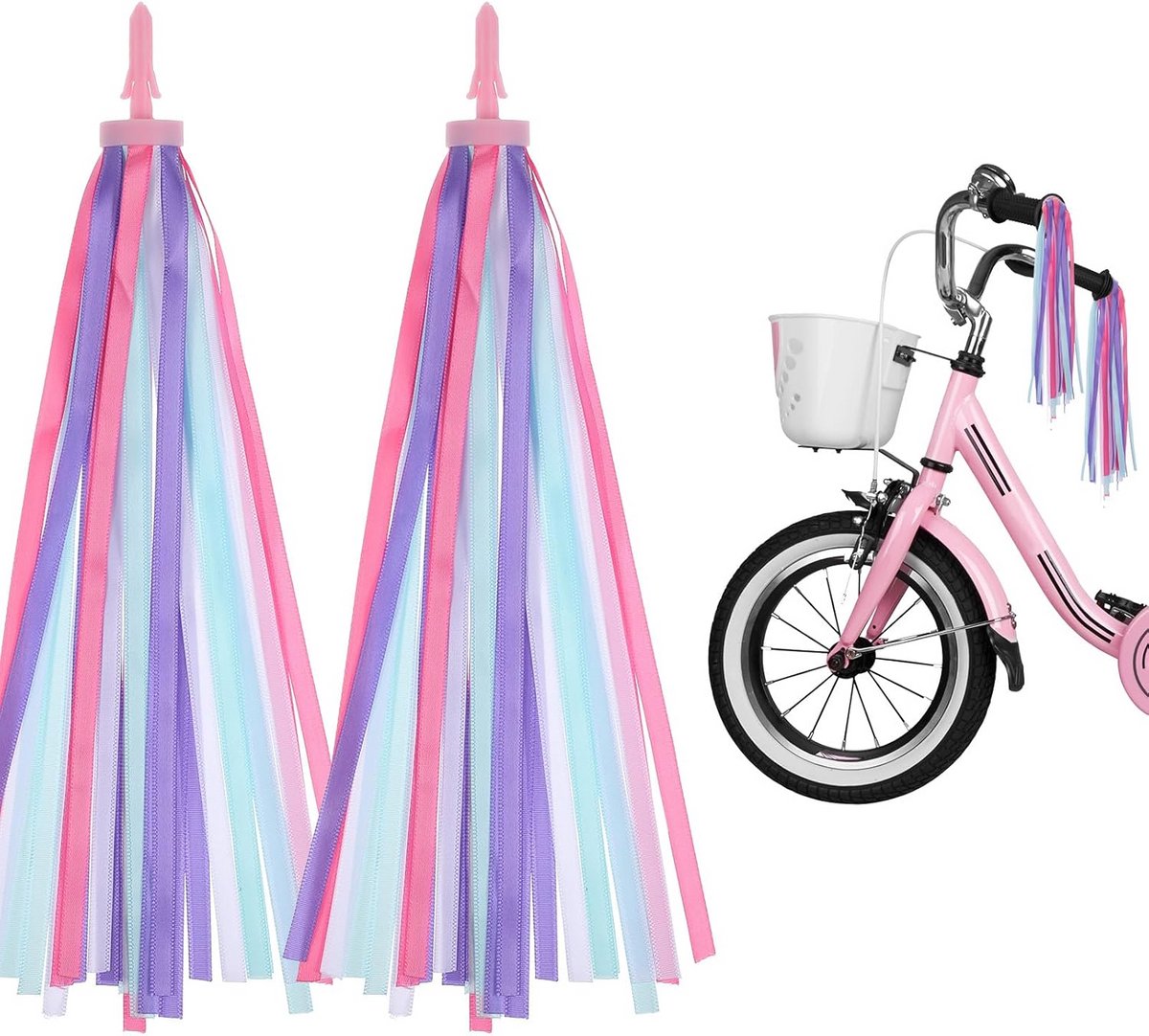 Fietsaccessoires Kinderen: Kleurrijke Stuurkwastjes voor Fiets, Loopfiets en Driewieler Kinderfiets kopen online