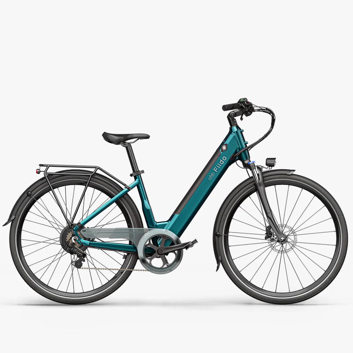 fiido c11 smaragdblauw 499wh elektrische stadsfiets