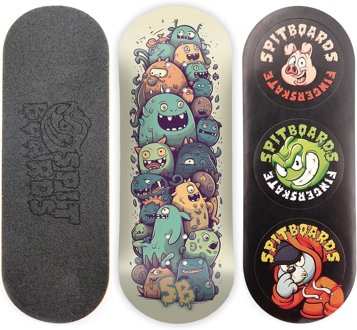 Fingerboard Deck 34mm Eskate Houten 5 Lagen Popsicle Street Shape Real Wear Skateonderdeel kopen online