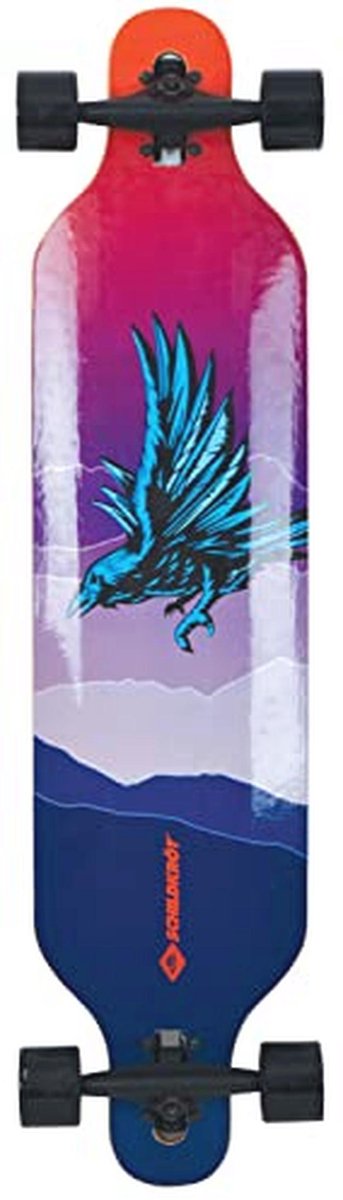 Freeride Longboard 104 cm - Verlaagd Dek van 9-voudig Verlijmd Esdoornhout Longboard kopen online