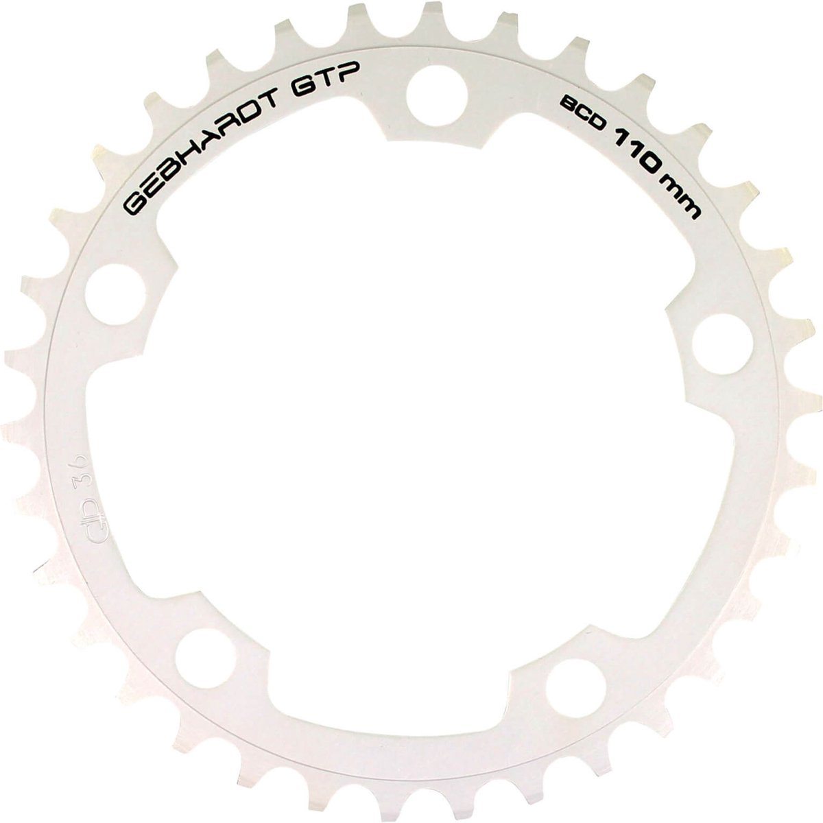 Gebhardt Gebhardt kettingblad 36T ø110mm 5 armen, zilver Fiets kopen online