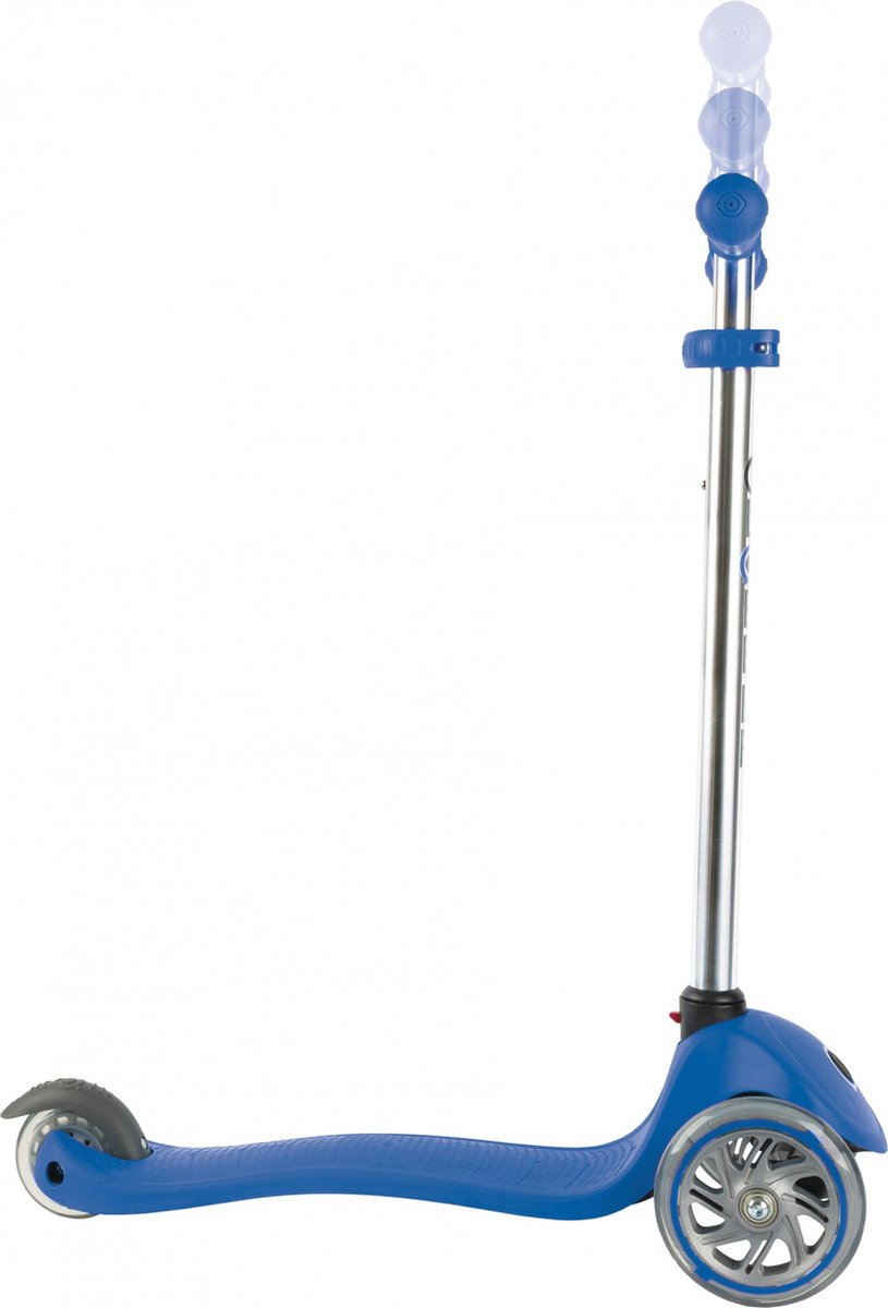 globber primo lights step met 3 wielen in blauw