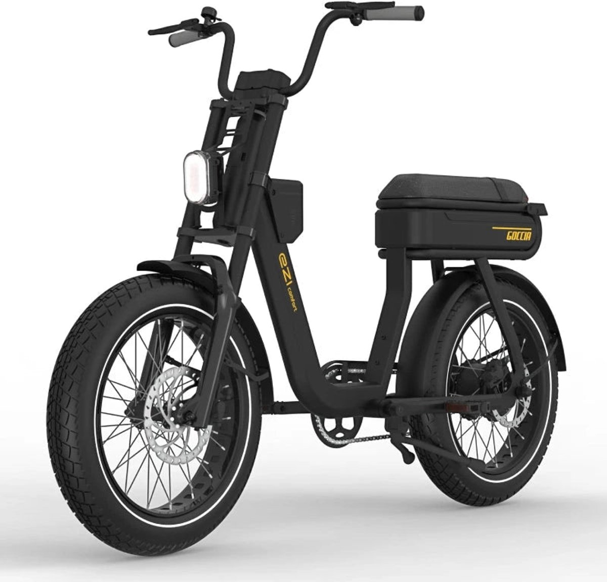 Goccia Ezi Comfort Fatbike Zwart Goud - 15Ah 250W Fiets (elektrisch) kopen online