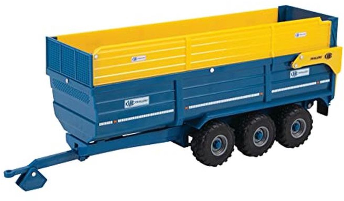 Halfpipe Silagehanger 1:32 - Drieassige Aanhanger voor Tractoren Speelgoedkruiwagen kopen online