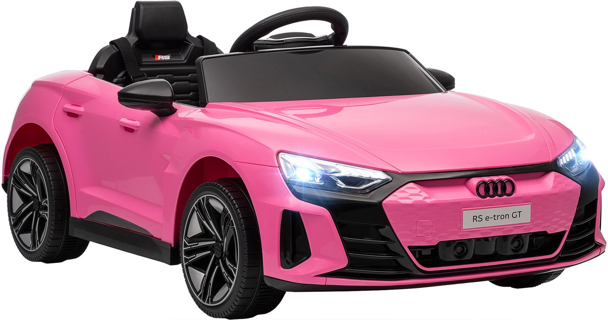 homcom electric ride on car kunststoff metall 103l x 58b x 41h cm rosa