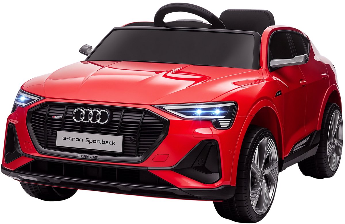 HOMCOM kinderauto - elektrisch/kunststof/staal - 108x60x47 cm - rood Accuvoertuig kopen online