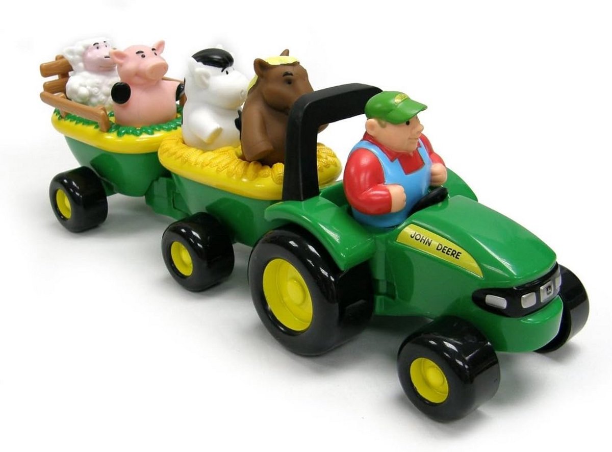 Hooiwagen met Dierengeluiden - Speelgoed voor Kinderen, Motorische Ontwikkeling, Cadeau voor Peuters Speelgoedkruiwagen kopen online