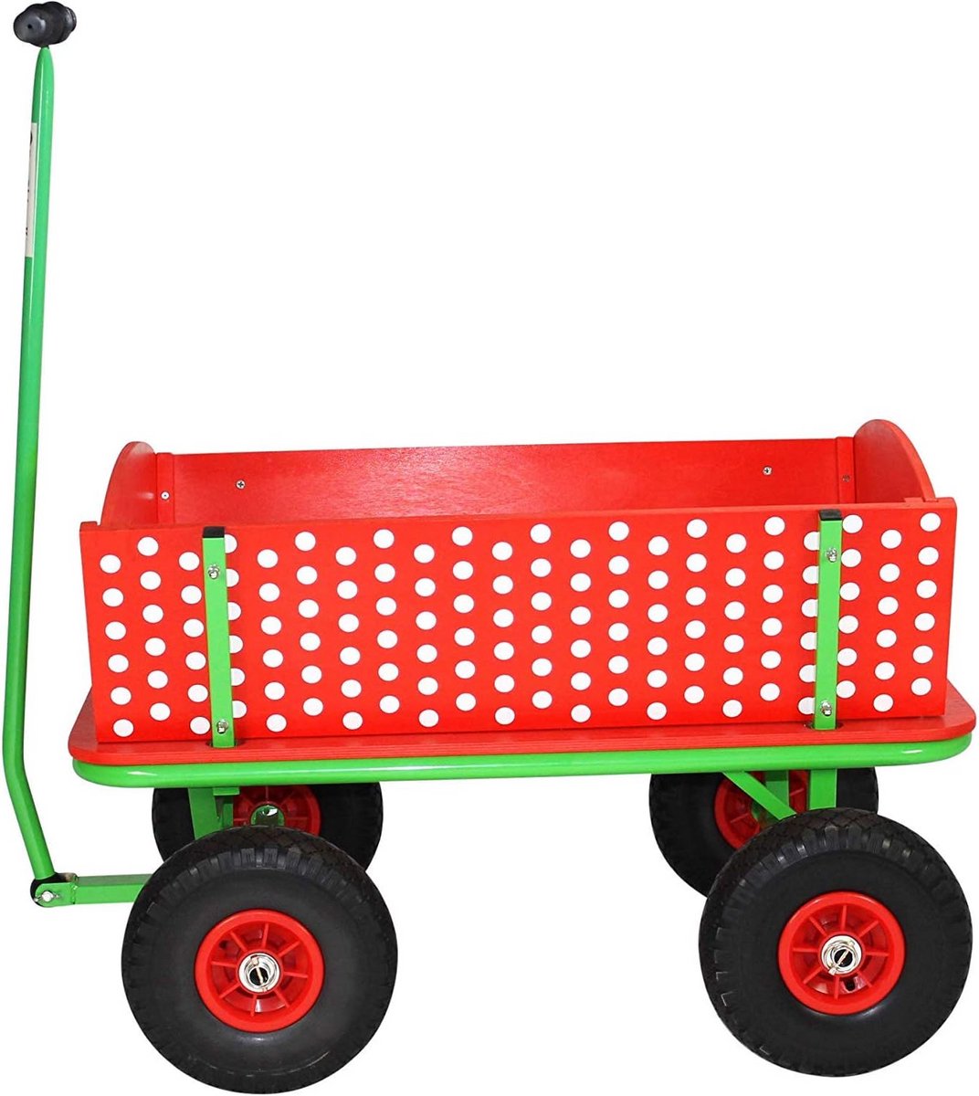 Houten Bolderkar Handwagen - Robuust en Demontabel voor Strand, Tuin en Zand Speelgoedkruiwagen kopen online