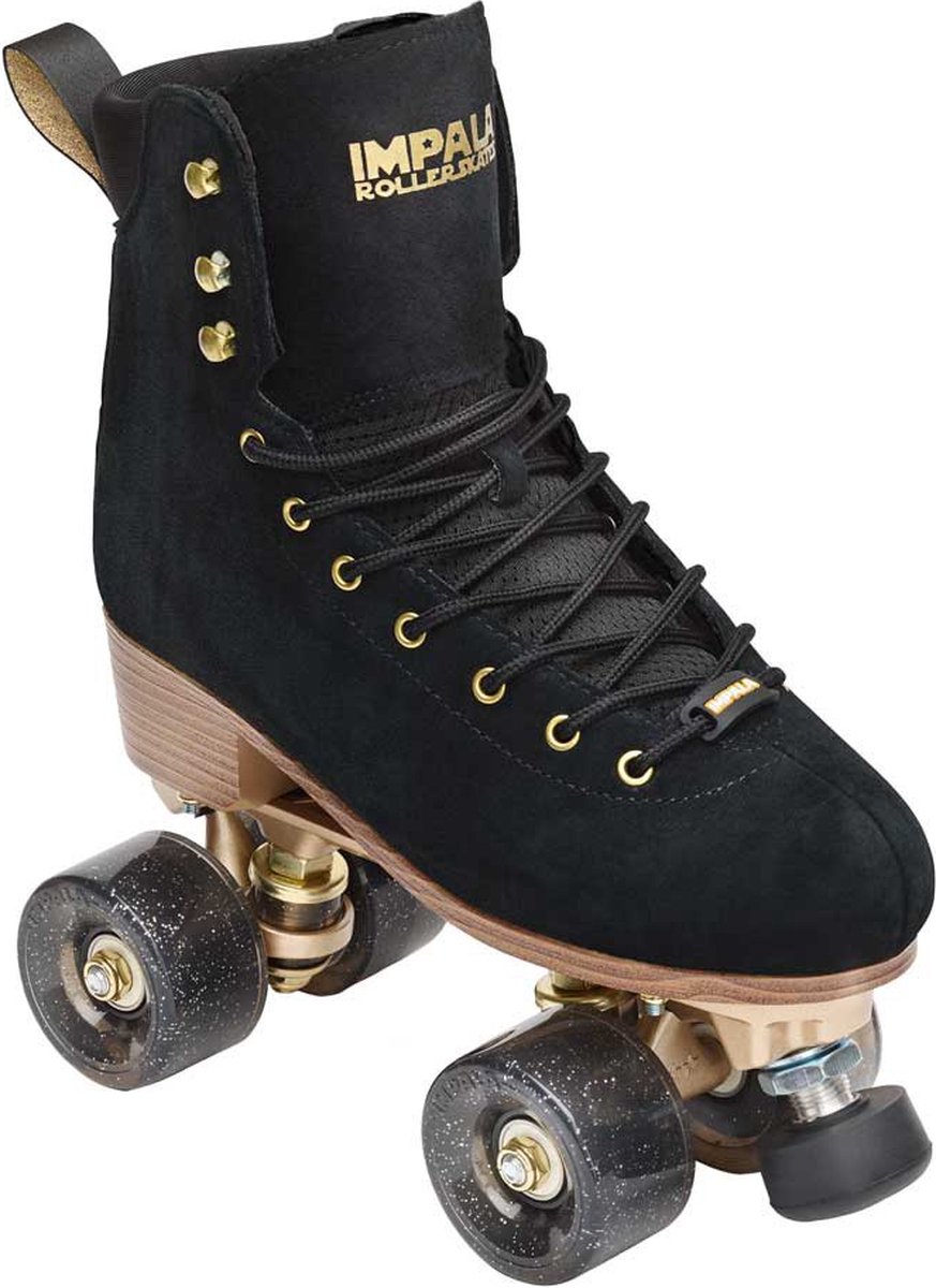 impala rollers impala samira quad dames rolschaatsen zwart eu 38 vrouw