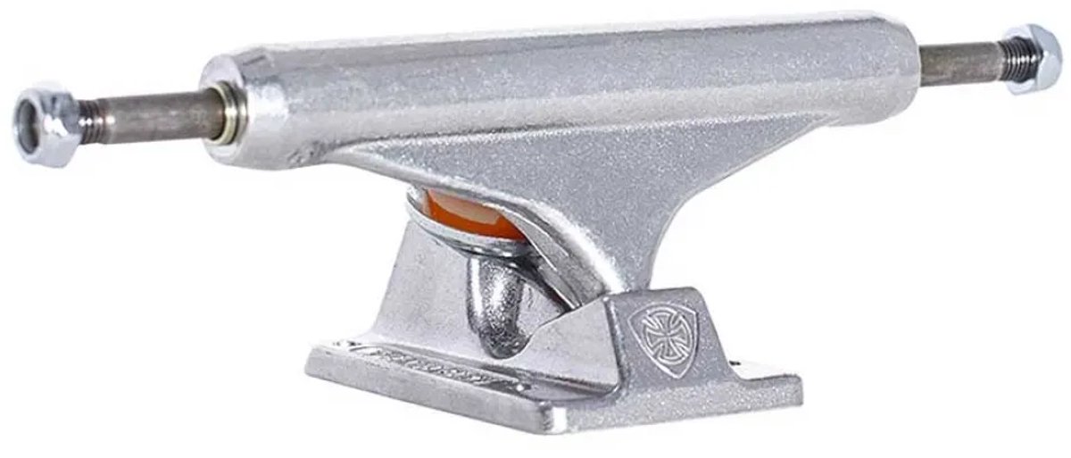 independent mid polished truck zilver 129 mm