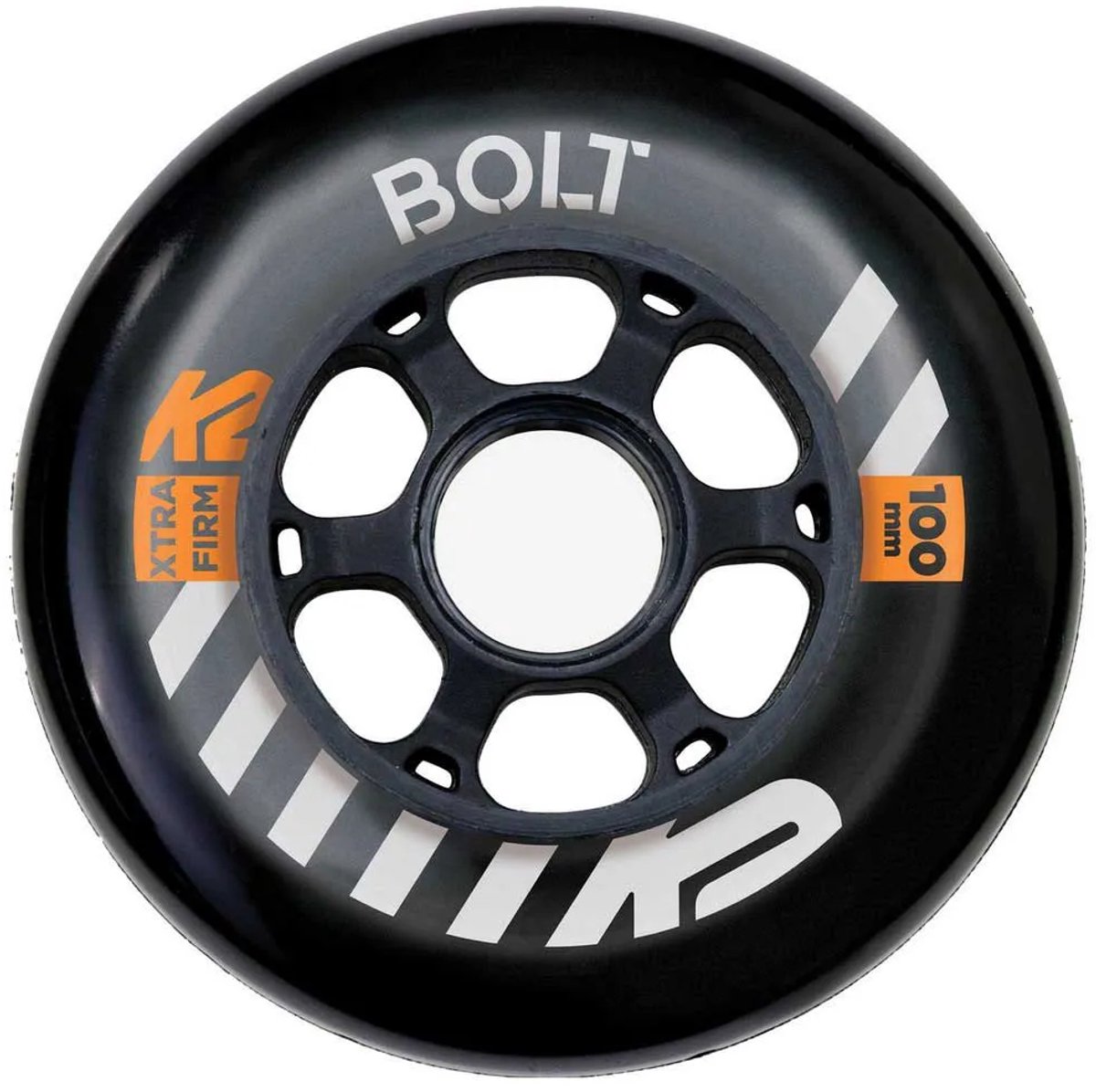 k2 skate urban bolt 100 mm 90a wiel 2 eenheden zwart