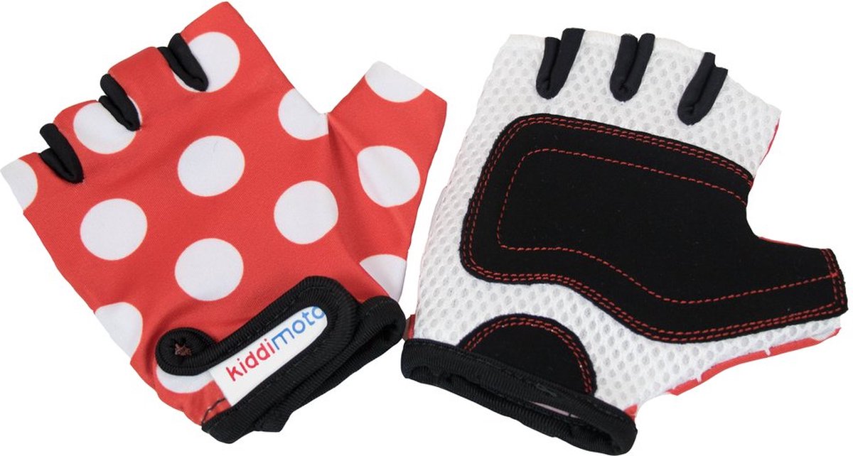 KIDDIMOTO handschoenen Red Dotty, Small Kinderfiets kopen online