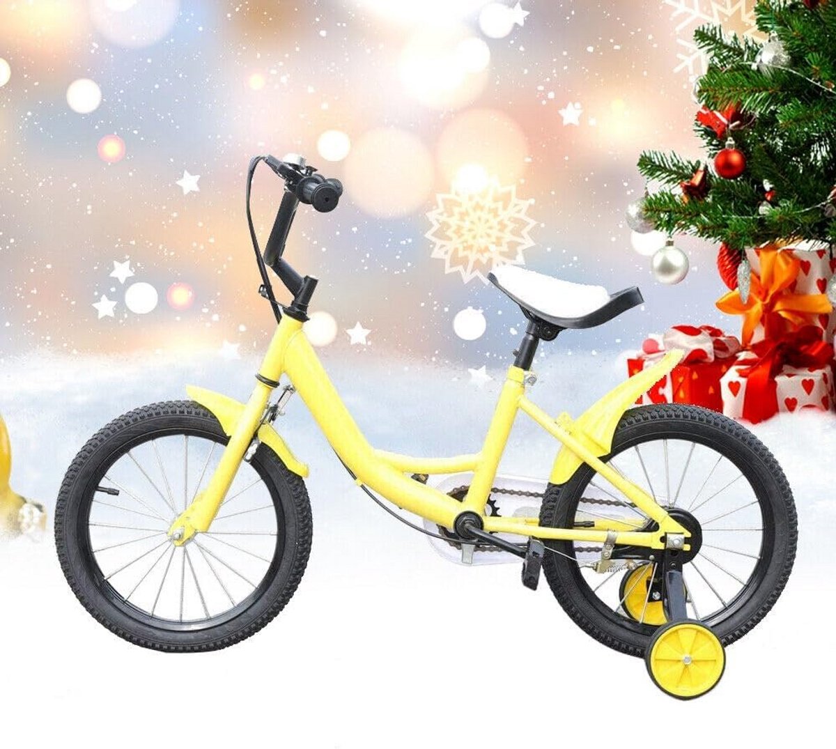 Kinderfiets 16 inch met Zijwieltjes - Voor Jongens en Meisjes 5 t/m 8 Jaar Kinderfiets kopen online