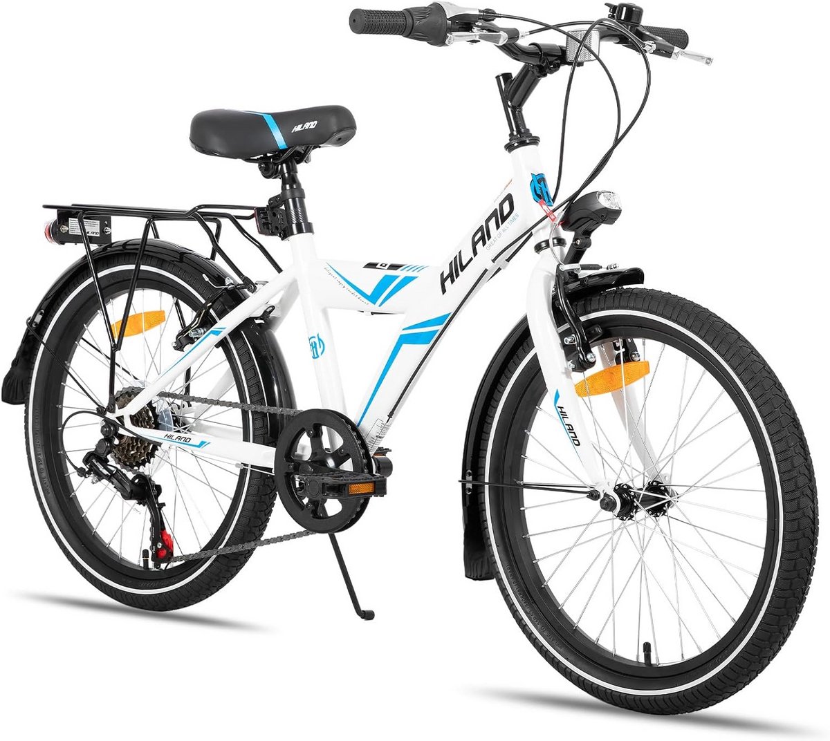 Kinderfiets Jongens en Meisjes 16, 18, 20 Inch Mountainbike Lichtgewicht met Bagagedrager en Standaard Kinderfiets kopen online
