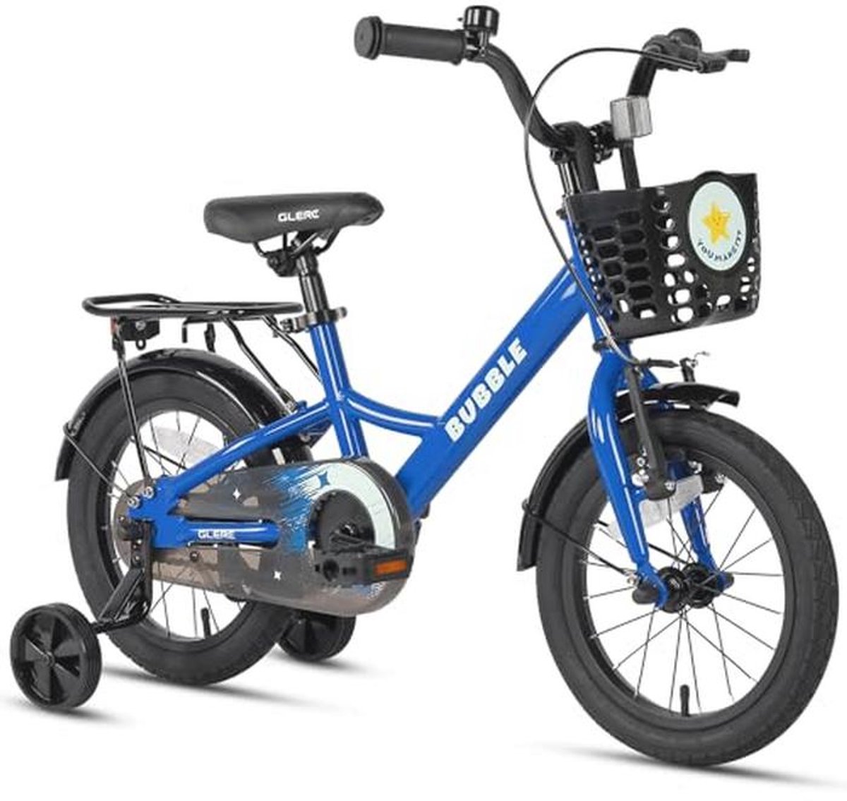kinderfiets met mand en stabilisatoren 12 14 16 inch voor jongens en meisjes van 3 tot 8 jaar